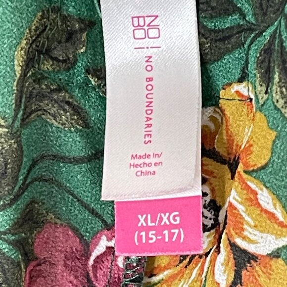 Floral Green Sheer Kimono Cardigan With Lace Back & Tie Waist - Picture 7 of 13